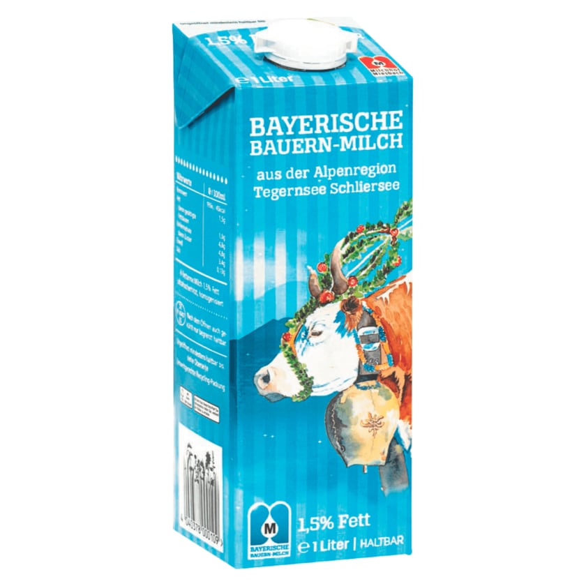 Oberland Bayerische Bauern-Milch 1,5% 1l